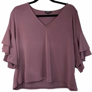 Express Purple Top Size Small